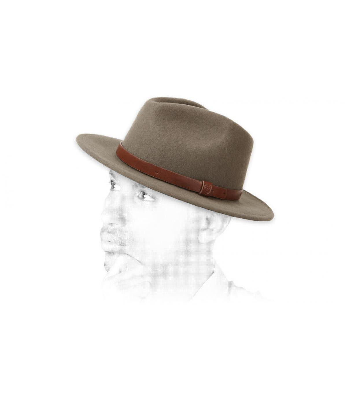 fedora grigio brixton Messer ivy